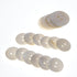 White Genuine Mother of Pearl Buttons Set,22PCS/Pack(16PCS 15MM+6PCS 20MM),2 Holes Bulk Natural MOP Pearl Shell Buttons for DIY Sewing Crafts,Shir...