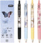 4 Pcs Cute Butterfly Retractable Pens Gel Pens Aesthetic Pens 0.5mm Black Writing Pen Office School Pens Women Girls Men Boy Pens (4Pcs Butterfly)...