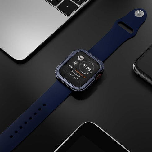 Recoppa for Rugged Apple Watch Case 41mm Series 7 & Series 8 & Series 9 with Screen Protector, Durable Military Grade Quattro Pro Series Drop-proo...