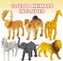 ArtCreativity Safari Animal Figurines Playset for Kids, Set of 12, Assorted Small Animal Figures, Sturdy Plastic Toys, Fun Zoo Theme Birthday Part...