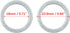 X AUTOHAUX 20pcs Engine Oil Crush Washers Drain Plug Gaskets 18mm ID. 23.9mm OD. for Car...