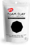 BOHS Black Foam Clay - Squishy,Soft, Air Dry -for School Project,Cosplay,Fake Bake, Slime Supplies-100 Grams...