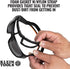 Klein Tools 60471 Safety Glasses, ANSI Z87.1+ Pro Full Frame Gasket Safety Glasses, Gray Lens, UV Protection, Anti-Fog, Scratch Resistant...