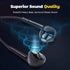 Earbuds Headphones Wired 5 Pack - Audio USB C to Headphones Jack Adapter 1 Pack, Wired Earphones with Powerful Heavy Bass Stereo, Ear Buds Compati...