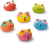 Squeaky Dog Toys Funny Animal Dog Balls for Puppy Mini Small Pet Dogs 6 Pcs/Set (Cat)...