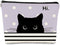 Cat Makeup Bag,Cat Gifts?Black Cat Purse,Gifts For Cat Lovers,Small Cute Makeup Bag Cosmetic Bag For Women Teen Girls,Birthday Gift,Cat Owners Gif...