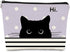 Cat Makeup Bag,Cat Gifts?Black Cat Purse,Gifts For Cat Lovers,Small Cute Makeup Bag Cosmetic Bag For Women Teen Girls,Birthday Gift,Cat Owners Gif...