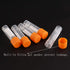 81PCS Cryo Tubes 2ml, Plastic Small vials with Screw caps Sample Tubes,PP Material ?with Silica Gel Gasket?Free from DNase, RNase, Human DNA...