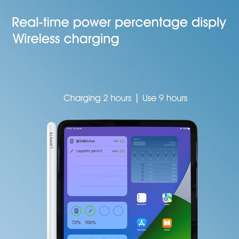 Magnetic Wireless Charging Stylus Pen Compatible with 2018-2023 Apple iPad Pro (11/12.9 Inch), iPad Air 4th/5th Gen,iPad Mini 6th Gen, iPad Pencil...