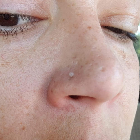 MODRSA Mix Set Clear Piercing Retainers Septum Retainer Nose Studs Flexible Lip Ear Nose Tongue Rings Nipplering Cartilage Rook Daith Earrings Hor...