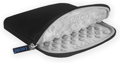 Lacdo Waterproof External USB CD DVD Writer Blu-Ray Protective Storage Carrying Case Bag Compatible Apple MD564ZM/A SuperDrive,Magic Trackpad, SAM...