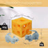Stretchy Cheese and Mice Toy , 2 Squishable Mouse and Cheese Block Toys, 2 Cute mice and a Cheese Toy?Squeeze Food and Animal Toys,Stress Busting ...
