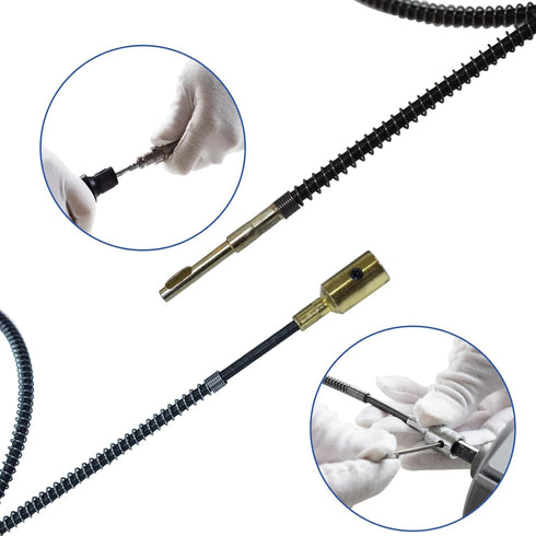 Inner Flex Shaft Cable, 1pc Internal Flexible Shaft Core Attachment with Spring for Hanging Grinder Power Carver Rotary Tool Replacement Accessori...