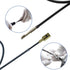 Inner Flex Shaft Cable, 2pcs Internal Flexible Shaft Core Attachment with Spring for Hanging Grinder Power Carver Rotary Tool Replacement Accessor...