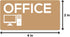 Office Moving Stickers - 4" x 2" Light Brown Color Coded Home Moving Labels Stickers for Packing Organizing & Easy Moving Supply Kit Moving Labels...