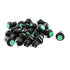 uxcell AC 250V/1.5A 125V/3A Momentary NO Green Round Cap Push Button Switch 19pcs......