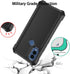 for Cricket Innovate E 5G case, with Tempered Glass Screen Protector 360 Full-Body Soft TPU Bumper Shockproof Silicone Protective Phone Cover Case...