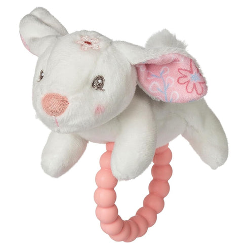 Mary Meyer Soft Baby Rattle with Soothing Teether Ring, 6-Inches, Bella Bunny...