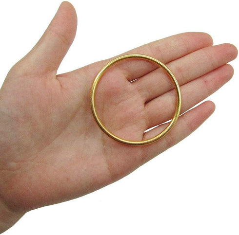 10 Pcs 2 inch Gold Metal Hoop Ring Macrame Ring for Dream Catcher Crafts Decoration DIY Projects...