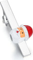 HONEY BEAR Mens Tie clip Bar Normal Size Christmas Santa Claus for Xmas Gift 5.4cm...