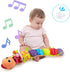 Baby Toys for 0-3-6-12 Months,Musical Caterpillar Infant Toys with Rattle Crinkle Squeakers,Stuffed Animal Tummy Time Toys Plush Crawling Newborn ...
