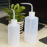 Wash Bottle 500ml and 250ml Narrow Mouth Squeeze Bottle Medical Lab Plastic Safety Squeeze Bottle No Spill Bend Mouth Watering Cans...