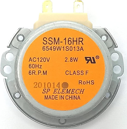 Authorized OEM Part SSM-16HR 6549W1S013A (6549W1S013K) Microwave Turntable Motor for LG Kenmore...
