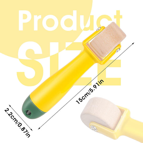 Grevosea Quilting Seam Rolle, Wallpaper Seam Roller Quilting Roller Seam Roller for Quilting with Ergonomic Handle Edge Press Roller for Quilting ...