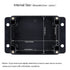 Junction Box IP65 Waterproof Dustproof ABS Plastic Universal Electric Project Enclosure with Fixed Ear Black 4.5x3.5x2.2 inch (2pc)...