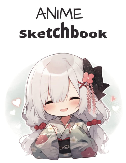 2023 Anime artbook sketch for drawing and sketching anime manga,120 pages blank journal 8.5x11 A3 notebook blank :brithday gift idea. Sketch boo: ...