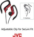 JVC HAEBR80A Sports Clip Headphones (Blue)......