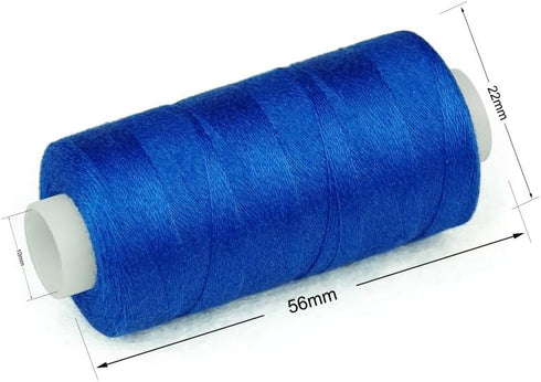 Simthread 12 Multi Colors All Purposes Cotton Quilting Thread 50s/3 Thread for Piecing Sewing etc - 550 Yards Each 12C01...