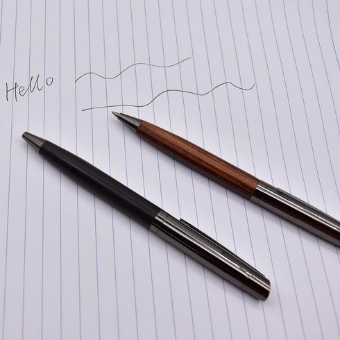 Wood Ballpoint Pen Set Elegant Fancy Writing Pens Wooden Pen Black Ink Pens Graduation Gift Pen with 4 Extra Refills...