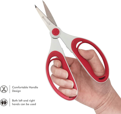 Precision Detail Paper Cutting Craft Scissors, Small Embroidery Sewing Scissors, Sharp Small Blade for Detail Cutting, Ergonomic Comfortable Handl...