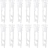 12PCS Vertical Blinds Replacement Parts Vertical Blind Stem Replacement for Vanes Carrier of 3-1/2" Or 5" Vertical Blinds Components Used for Iron...