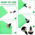 TOAOB 150pcs 10mm Black Plastic Safety Eyes Crafts Safety Eyes with 150pcs Washers for Stuffed Animals Amigurumis Crochet Bears Doll Making...