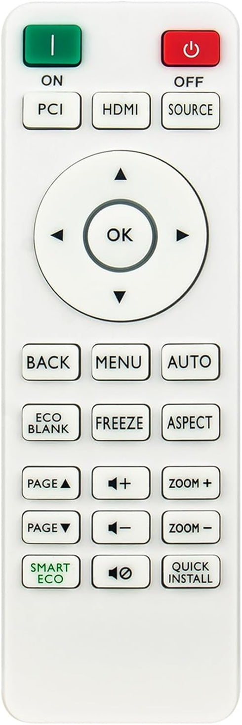 RCX014 Replacement Remote Control Applicable for BenQ Projector MX611 MW612 MU641 MS610 MX612 MX604 MW550 MS610 MW707 MX707 MS550 MX550 TH550 MH55...