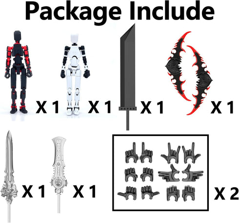 (Assembly Completed) 3D Printed Action Figure?T13 Robot Action Figure, T13 Collectible Action Figure Articulated, for Collectors Desktop Decoratio...
