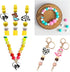 20PCS/Set Silicone Focal Bead Cowgirl Cute Loose Beads Accessory for DIY Keychains Bracelet Necklace Pens Lanyard Making...