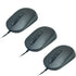 M104 Wired Computer Mouse 3 Pack, Silent Optical USB Corded Mouse Mice Bulk for Laptop PC Chromebook, Black...