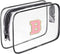 Clear Toiletry Bag,Portable Travel Toiletry Bag,Chenille Letter Cosmetic Bag with Zipper,Waterproof Makeup Bag,Cosmetic Storage Organizer for Wome...