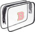 Clear Toiletry Bag,Portable Travel Toiletry Bag,Chenille Letter Cosmetic Bag with Zipper,Waterproof Makeup Bag,Cosmetic Storage Organizer for Wome...