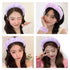 Spa Headbands for Washing Face Wristband Set Sponge Makeup Skincare Headband Wrist Towels Bubble Soft Terry Towel Cloth Hairband for Women Puffy H...