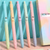 sencoo 5 pack Blue Gel Pens and Refills 0.5mm Fine Point Quick Drying Ink Smooth Writing Retractable Pens Student Pens (style3)...
