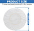 100Pcs White Non-Woven Sanitary Headphone Ear Cover, Disposable Super Stretch Covers Washable, for Most On Ear Headphones Earpads (6.5 cm/ 2.6 Inc...