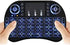 Mini Wireless Keyboard with Touchpad Mouse 2.4GHz Multi-Media Keyboard RGB LED Backlit Handheld Keyboard Handheld Remote Control for Pc, Pad, Goog...