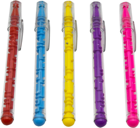Maydahui 30PCS Maze Ballpoint Pen Novelty Puzzle Pens Blue Ink with Built in Ball Stress Relief for School Office Stationery Supplies...