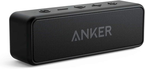 Anker Soundcore 2 Portable Bluetooth Speaker with 12W Stereo Sound, Bluetooth 5, Bassup, IPX7 Waterproof, 24-Hour Playtime, Wireless Stereo Pairin...