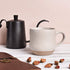 Bosmarlin Large Stoneware Speckled Coffee Mug, Big Ceramic Tea Cup, 17 Oz, Dishwasher and Microwave Safe (White, 1)...