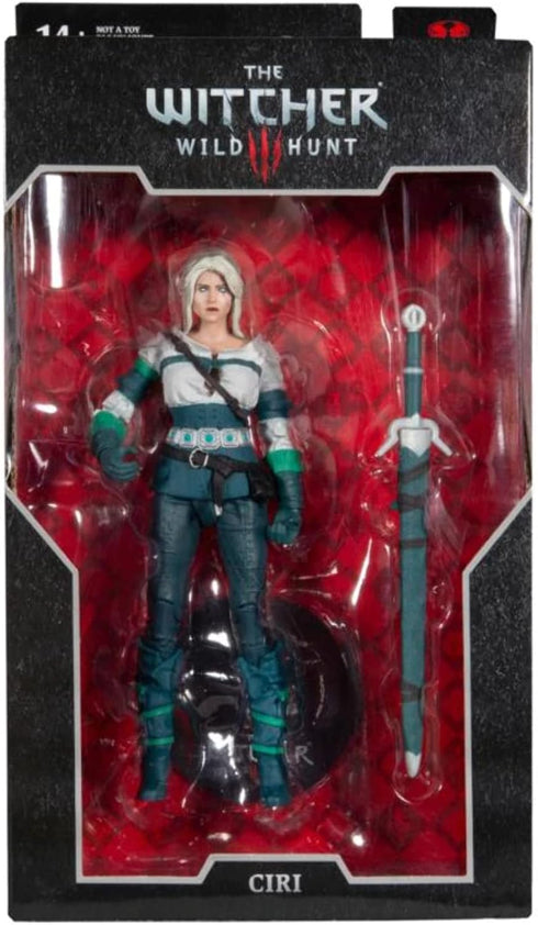 McFarlane Toys The WITCHER GAMING CIRI (ELDER BLOOD) 7" ACTION FIGURE...